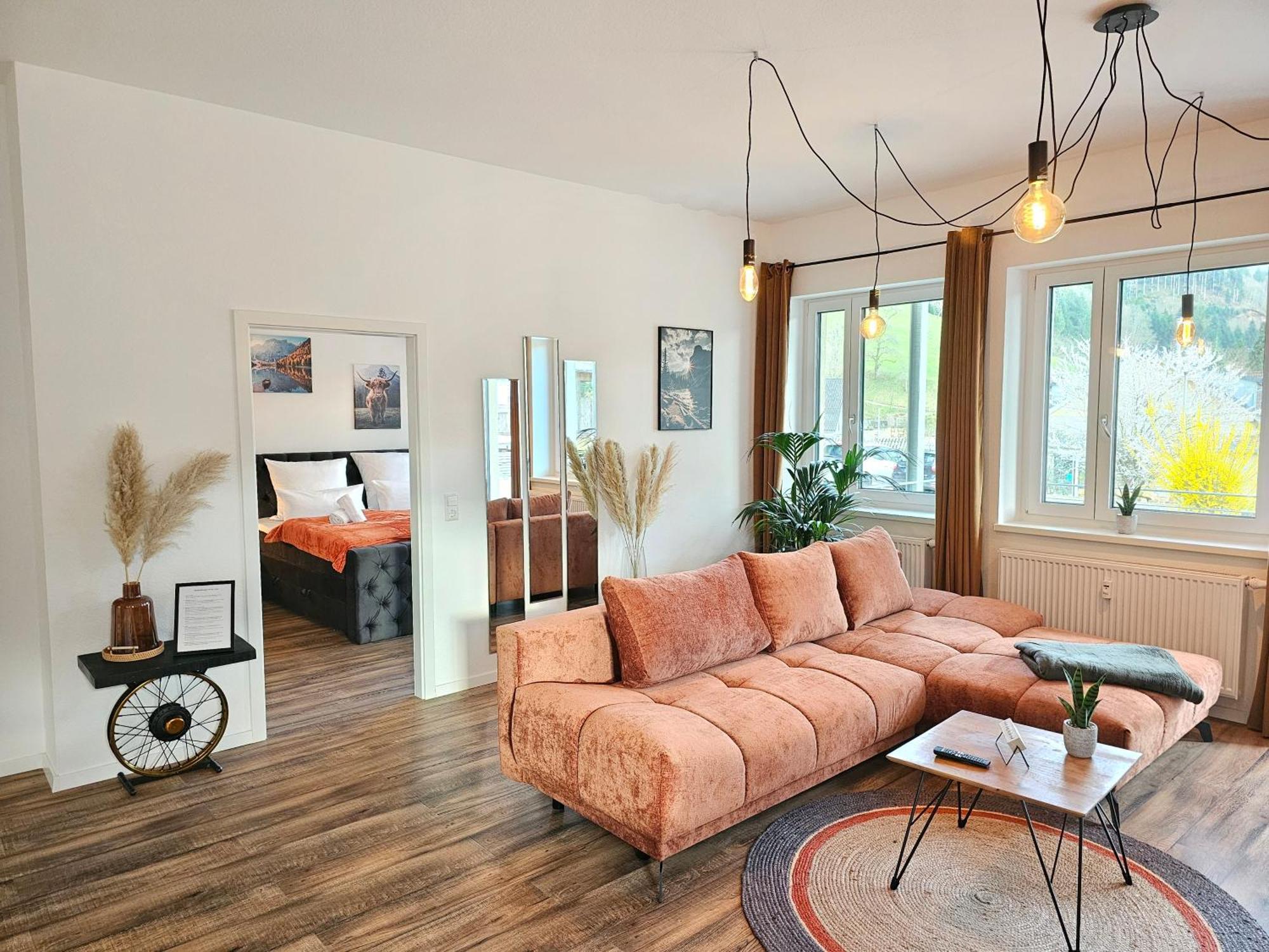 Design-Apartment I Black Forest I Boxspring I Nespresso I Spielplatz Oberharmersbach Kültér fotó